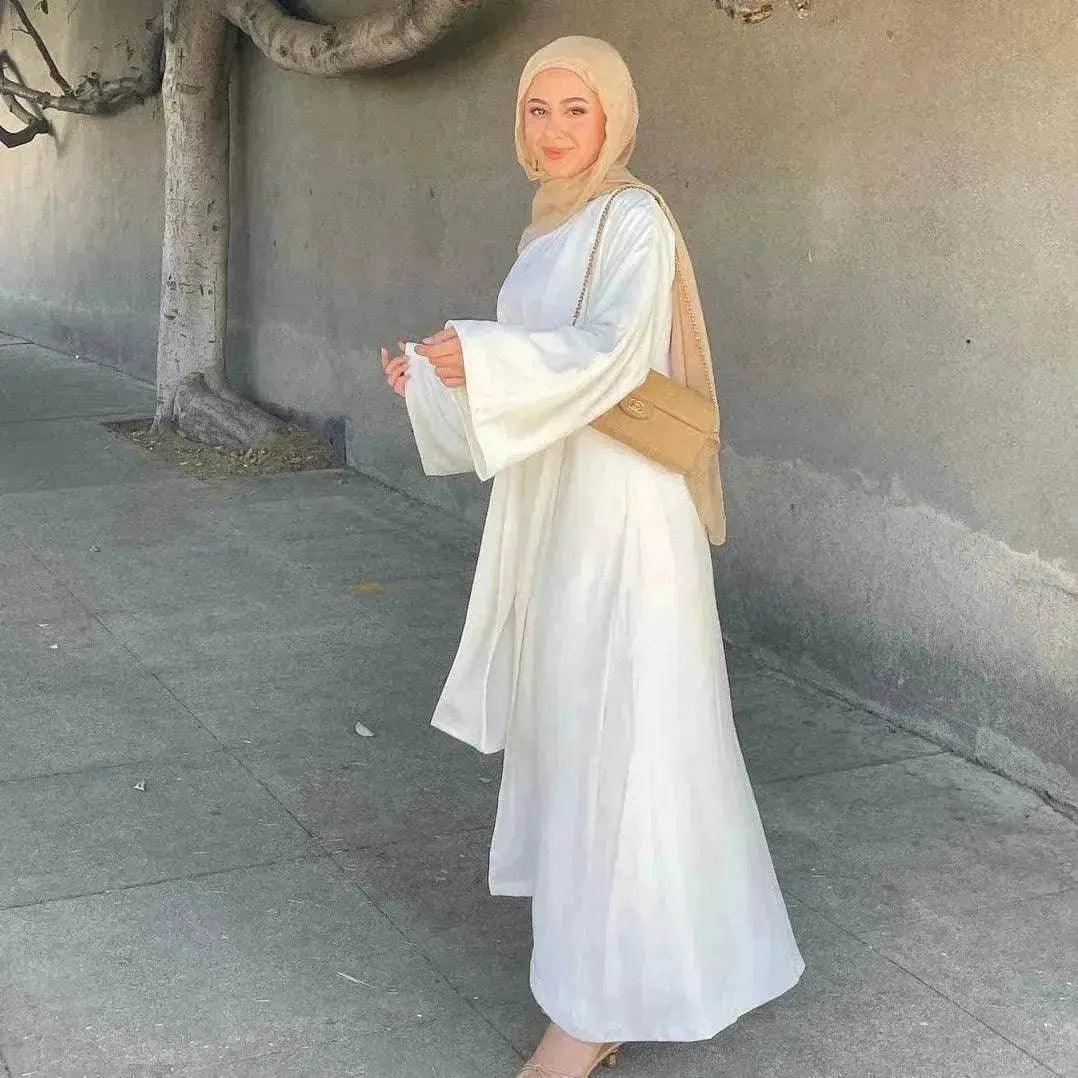 Women's Solid Color Two-piece Arab  Suit