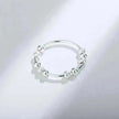 Women's Stylish And Simple Personality Sterling Silver Anxiety Ring
