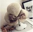 Women's Stylish Big Bow Split Summer Beach Sunshade Hat