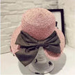 Women's Stylish Big Bow Split Summer Beach Sunshade Hat