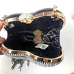 Women's Tassel Heart Shape Inlaid Diamond Handbag