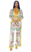 Women's Two-Piece suit Summer Set with Fashion Prints