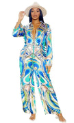 Women's Two-Piece suit Summer Set with Fashion Prints