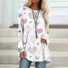 Women's Valentine's Day Love Print Long Sleeve shirt