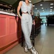 Women's Vest Casual Pants Two-piece Set
