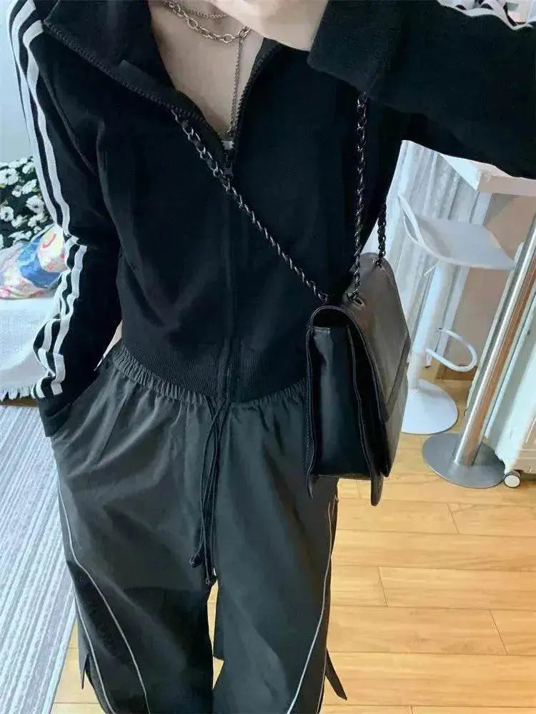 Women's Vintage Casual Oversized Y2k Sweatpants Trousers Pants