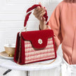 Women's Wedding Bag Bridal Bag High-grade Women's Elegant Red Niche Red Small Bag Portable 2025 New