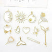 Women's White Shell Pendant Ear Rings