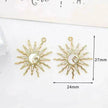Women's White Shell Pendant Ear Rings