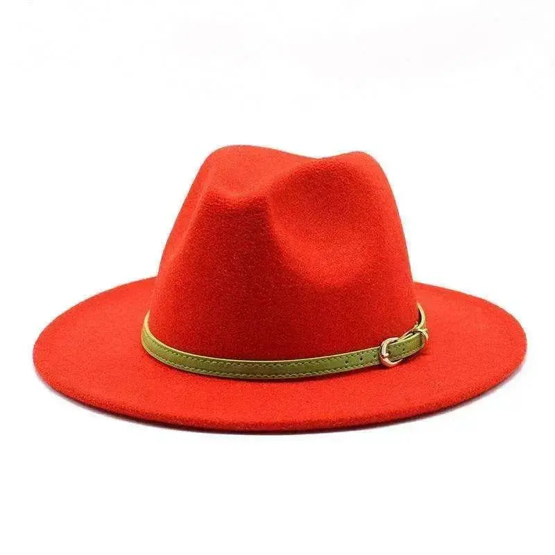 Women's Woolen Big Brimmed Jazz Felt Style Hat