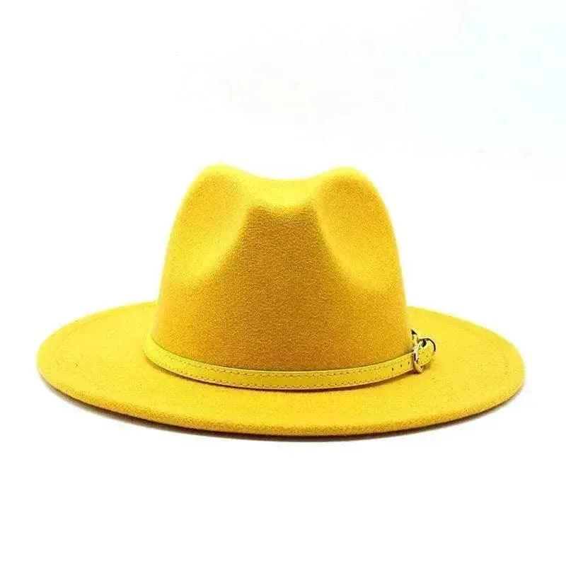 Women's Woolen Big Brimmed Jazz Felt Style Hat