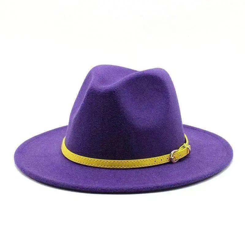 Women's Woolen Big Brimmed Jazz Felt Style Hat