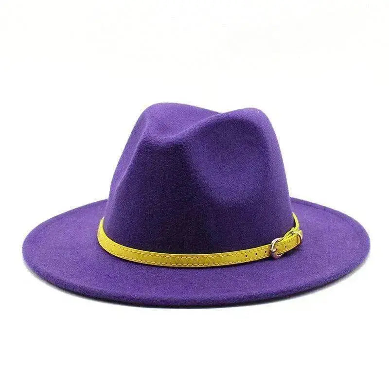 Women's Woolen Big Brimmed Jazz Felt Style Hat
