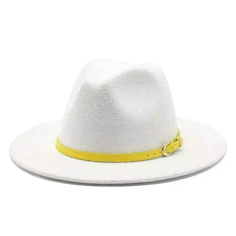 Women's Woolen Big Brimmed Jazz Felt Style Hat