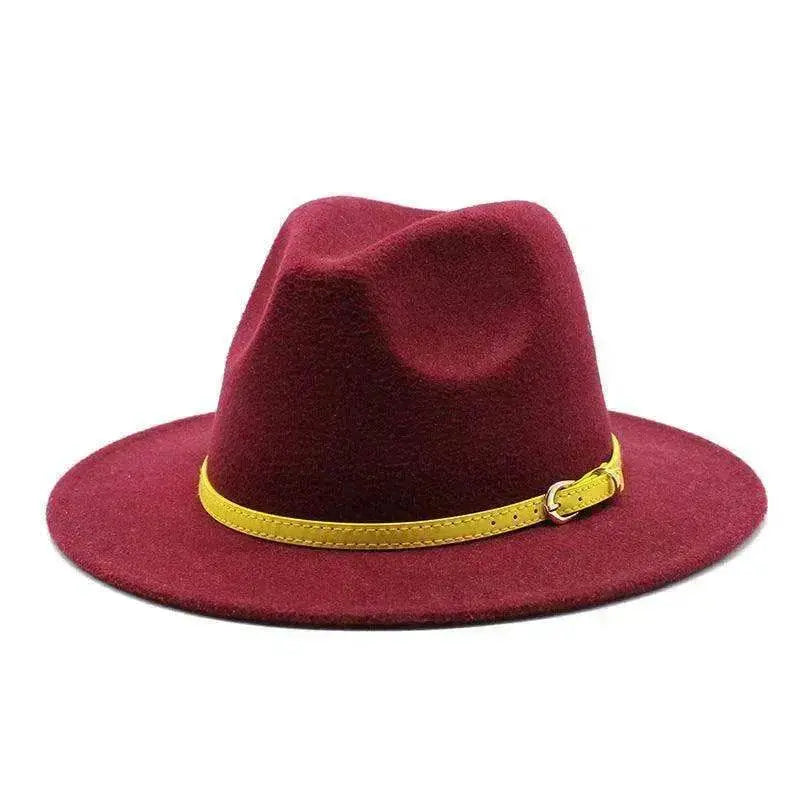 Women's Woolen Big Brimmed Jazz Felt Style Hat