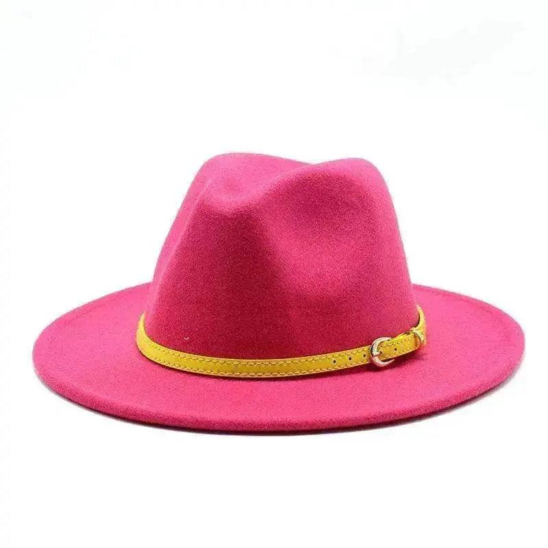 Women's Woolen Big Brimmed Jazz Felt Style Hat