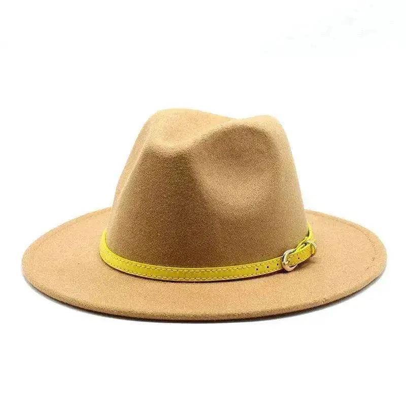Women's Woolen Big Brimmed Jazz Felt Style Hat