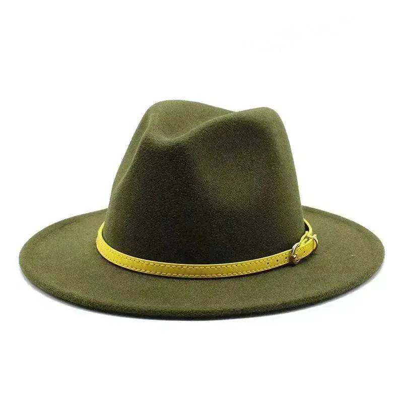 Women's Woolen Big Brimmed Jazz Felt Style Hat