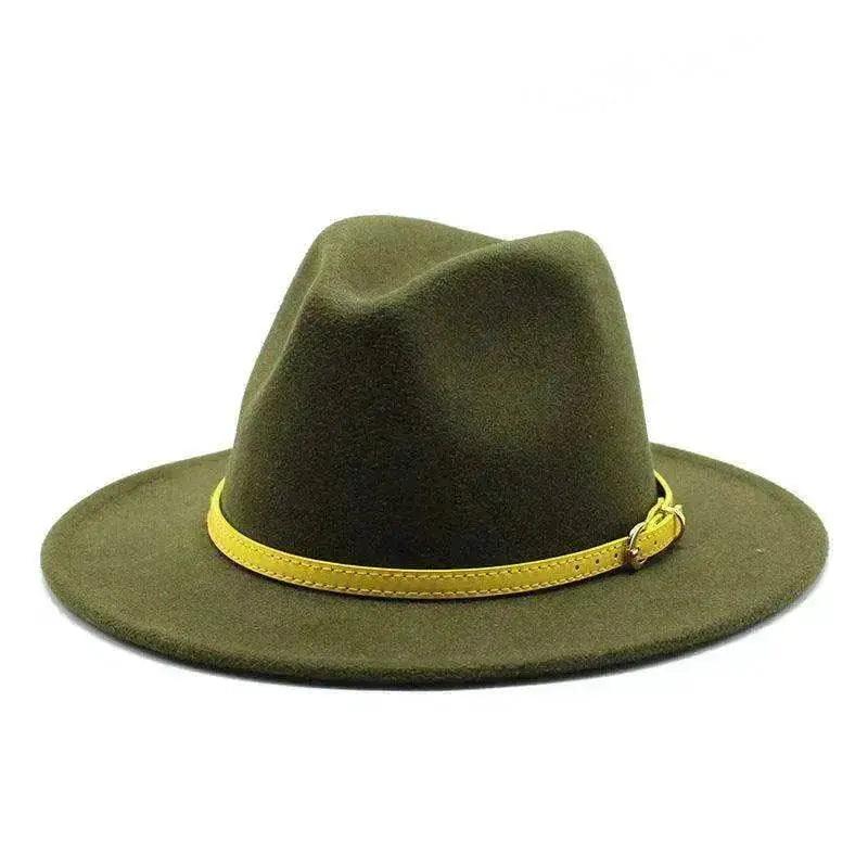 Women's Woolen Big Brimmed Jazz Felt Style Hat