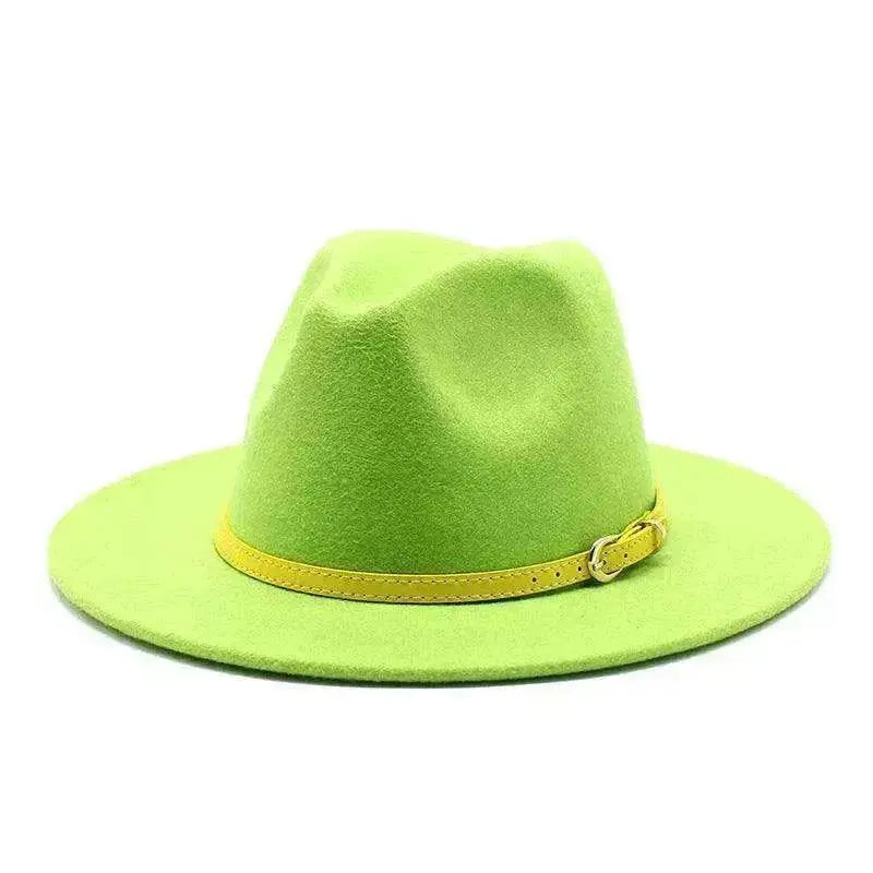 Women's Woolen Big Brimmed Jazz Felt Style Hat