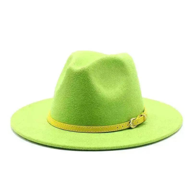 Women's Woolen Big Brimmed Jazz Felt Style Hat