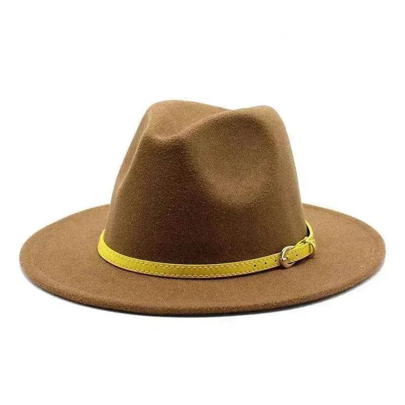 Women's Woolen Big Brimmed Jazz Felt Style Hat