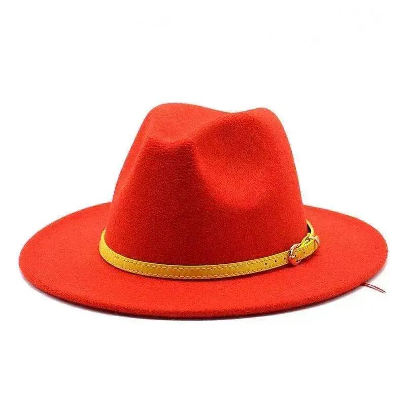 Women's Woolen Big Brimmed Jazz Felt Style Hat