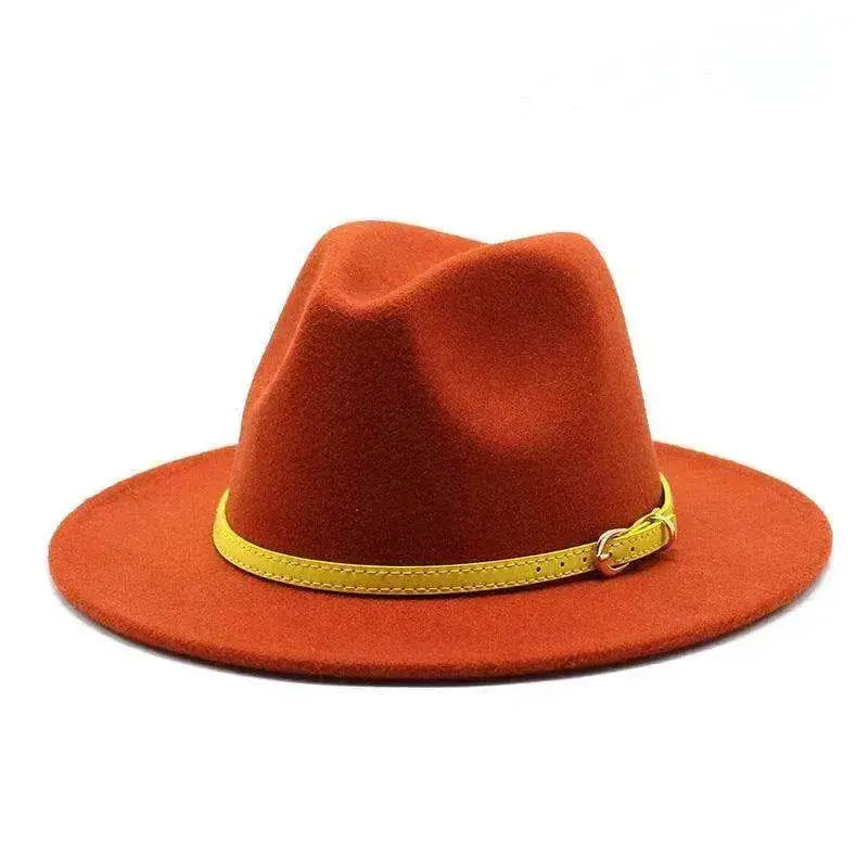 Women's Woolen Big Brimmed Jazz Felt Style Hat