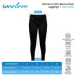 Women's Merino Wool Leggings — Midweight