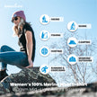 Women's Merino Wool T-Shirt — Lightweight
