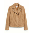 Women's [M] Sueded-Knit Moto Jacket | Old Navy