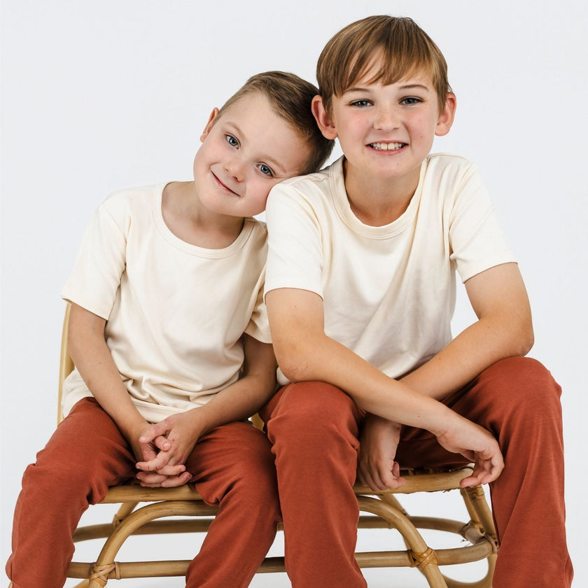 Youth Bamboo T-Shirt | Cream