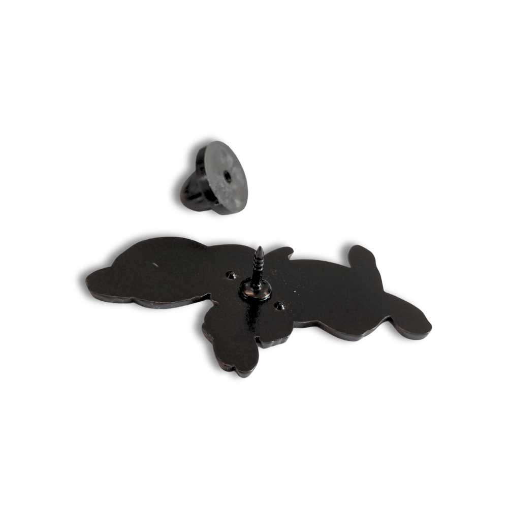 White Rabbit with Pocket Watch (Green) | Collectible Pin