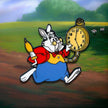 White Rabbit with Pocket Watch (Yellow) | Collectible Pin
