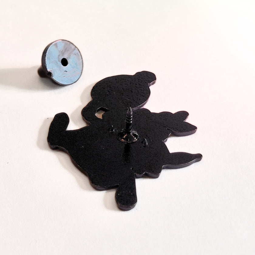 White Rabbit with Pocket Watch (Yellow) | Collectible Pin