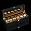 Wood Black Watch Storage Box Case Organizer Jewelry Holder