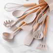 Wooden-Handled Food Grade Silicone Shovel