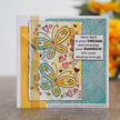 Woodware Clear Singles Butterfly Confetti 4 in x 6 in Stamp