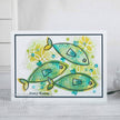 Woodware Clear Singles Build A Fish 6 in x 8 in Stamp