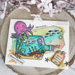 Woodware Clear Singles Shipwreck Bottle 4 in x 6 in Stamp