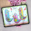 Woodware Clear Singles Bubble Birds Lina 4 in x 6 in Stamp Set