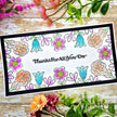 Woodware Clear Singles Blooms For Birds Flower Stems 4 in x 6 in Stamp Set