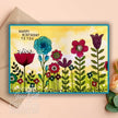 Woodware Clear Singles Blooms For Birds Flower Stems 4 in x 6 in Stamp Set