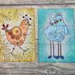 Woodware Clear Singles Blooms For Birds Flower Heads 4 in x 6 in Stamp Set