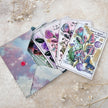 Woodware Clear Singles Sweet Pea Postcard 4 in x 6 in Stamp Set