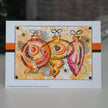 Woodware Clear Singles Three Baubles 4 in x 6 in Stamp