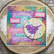 Woodware Clear Singles Christmas Junk Labels 3 in x 4 in Stamp