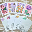 Woodware Clear Singles Postal Rose 4 in x 6 in Stamp Set