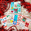 Woodware Clear Singles Winter Sampler 4 in x 6 in Stamp Set