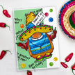 Woodware Clear Singles Fiesta Time 4 in x 6 in Stamp Set